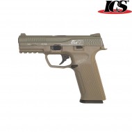Pistola A Gas Alpha Dark Earth Leopard Eye Ics (ics-alpha-de)