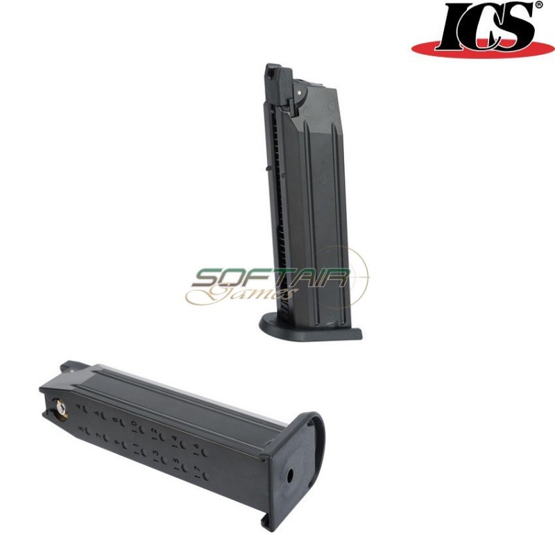 24bb Black Magazine For Xae/alpha Pistol Ics (ics-23977)