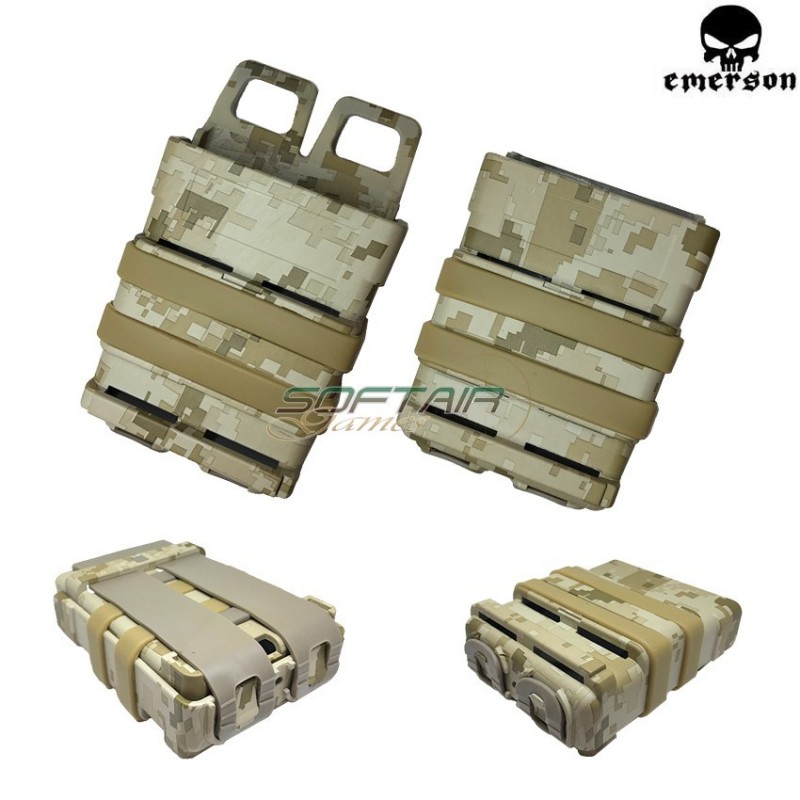 Double Rigid Fast 5.56 M4 Mag Pouch Aor 1 Emerson (em6350aor1)