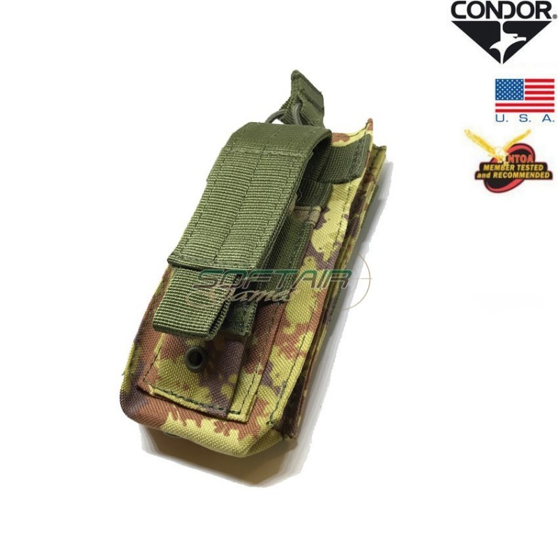 Single Pouch 5.56 & Pistol Open Top Vegetato Condor Condor® (ma50-ve)