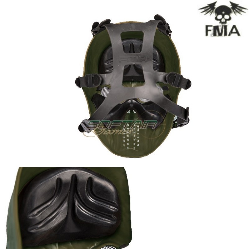 Full Face Skeleton Mask Of Terror Olive Drab Fma (fma-tb1231-od)