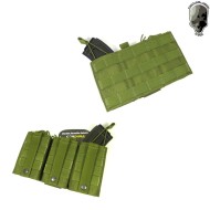Fast Triple Open Top Pouch Ak Olive Drab Tmc (tmc-0607-od)