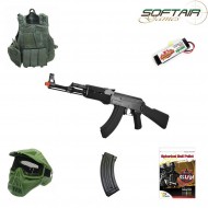 Starter Kit Ak47 Black Softair Games (stkit4)