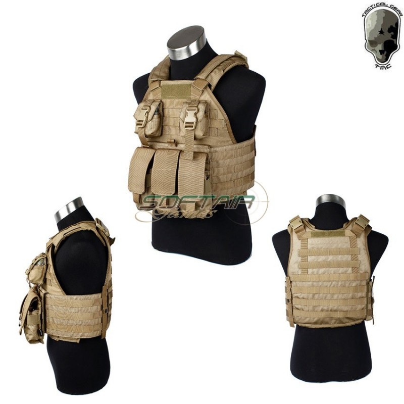 Spc Usmc Body Armour Coyote Brown Tmc (tmc-1999-cb)