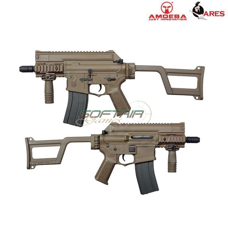 Electric Rifle Efcs Am-001 W/speed Trigger Dark Earth Ccr Tactical Pistol Ares Amoeba (ares-am-001-de) Electric Rifle Efcs Am-001 W/speed Trigger Dark Earth Ccr Tactical Pistol Ares Amoeba (ares-am-001-de)