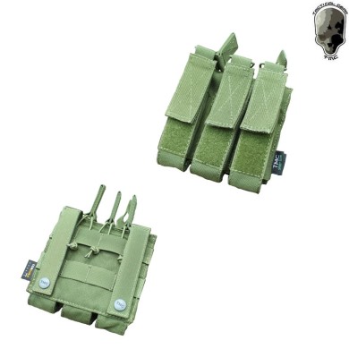 Tasca Tripla Fast Olive Drab Per Caricatori Mp7 Tmc (tmc-1703-od)