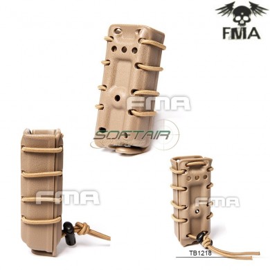 Tactical Mag Scorpion Style 9mm Pouch Dark Earth Molle System Fma (fma-tb1218-de-m)
