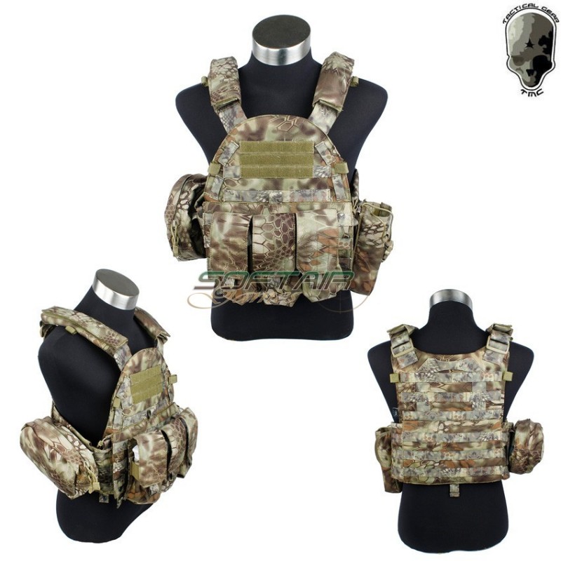 Plate Carrier Full Set Vest Lbt 6094a Style Mandrake Tmc (tmc-2145-mad)