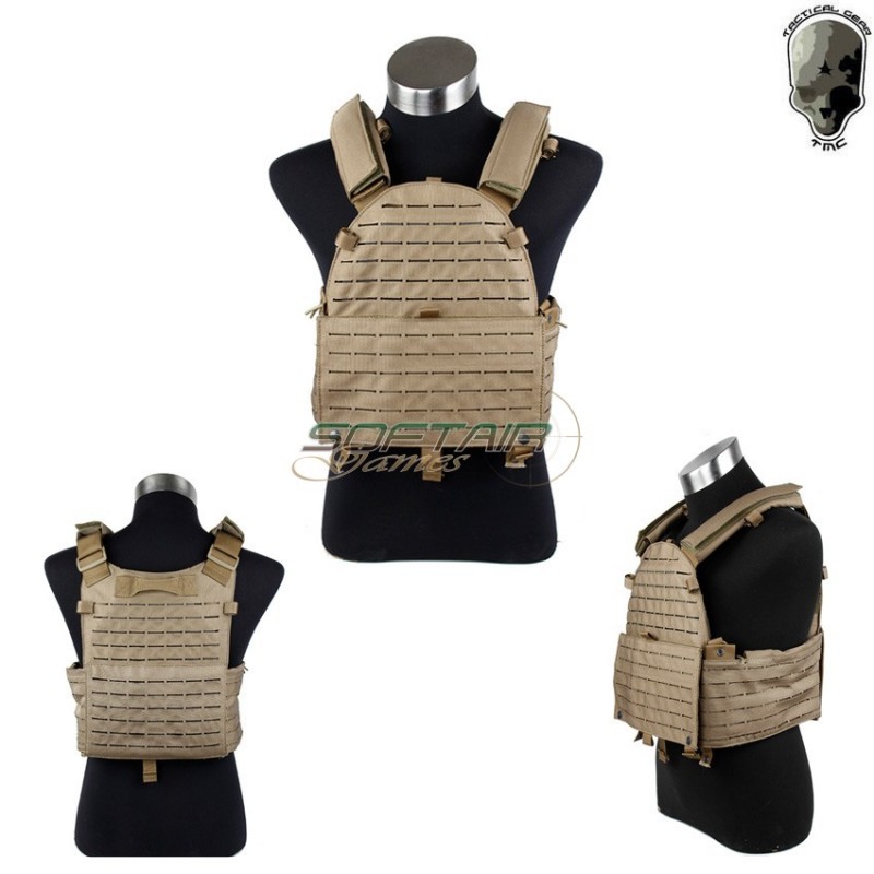 Hypalon Plate Carrier Vest Lbt 6094a Style Coyote Brown Laser Cut Version Tmc (tmc-2199-cb)