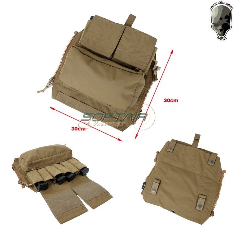 Zip Back Panel Coyote Brown For Assault Vest Tmc (tmc-2509-cb)