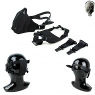 Pdw Ver.2.0 Half Face Protective Mesh Mask Black Tmc (tmc-2589-bk)