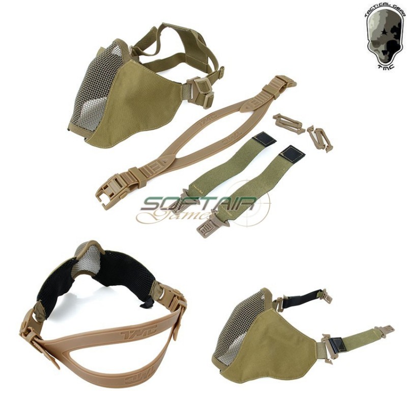 Pdw Ver.2.0 Maschera Mezzo Viso A Rete Khaki Tmc (tmc-2589-kk)