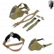 Pdw Ver.2.0 Half Face Protective Mesh Mask Khaki Tmc (tmc-2589-kk)
