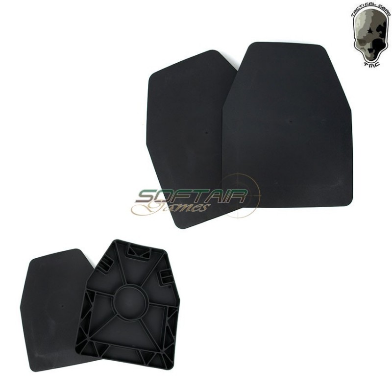 Set 2 Rigid Dummy Plates Black Kydex Style Tmc (tmc-2669-bk)