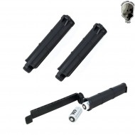 Set 2 Pieces Black Battery Cr123 Holder Tmc (tmc-2693-bk) Set 2 Pieces Black Battery Cr123 Holder Tmc (tmc-2693-bk)