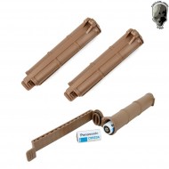 Set 2 Pezzi Dark Earth Porta Batterie Cr123 Tmc (tmc-2693-de) Set 2 Pezzi Dark Earth Porta Batterie Cr123 Tmc (tmc-2693-de)