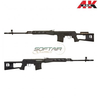 Spring Rifle Svd Dragunov Black A&k (aek-svd-bk)