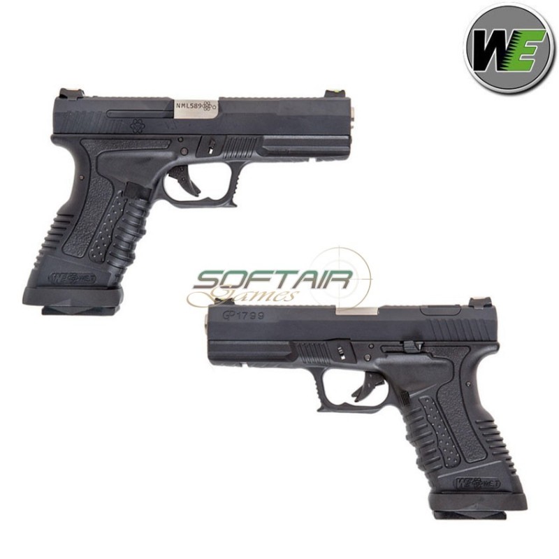 Gbb Gas Pistol Gp1799 T5 Bk/sv/bk We (we-gp1799-5)