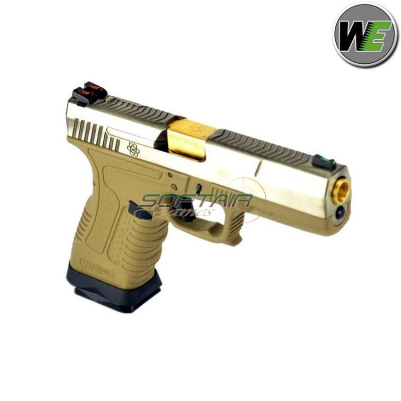 Pistola A Gas Gp1799 T4 Sv/gd/de We (we-gp1799-4)