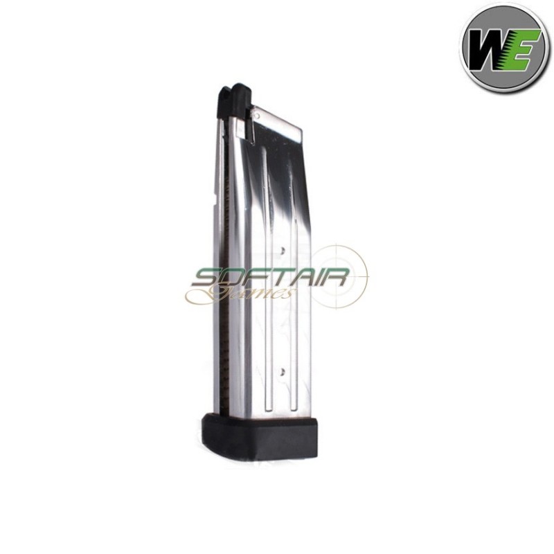 Gas Magazine Silver 30bb For Hi-capa 5.1 & 4.3 We (we-mag-hc-sv)
