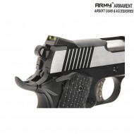 Pistola A Gas R28 1911 Black & Silver Slide Army™ Armament® (arm-r28-bksv)