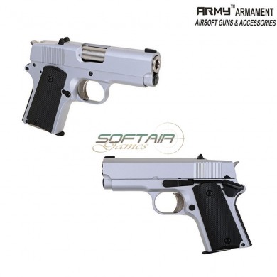 Gas Gbb Pistol R45a1 Detonics Silver Army™ Armament® (arm-r45a1-sv)