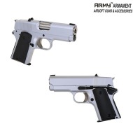 Pistola A Gas R45a1 Detonics Silver Army™ Armament® (arm-r45a1-sv)
