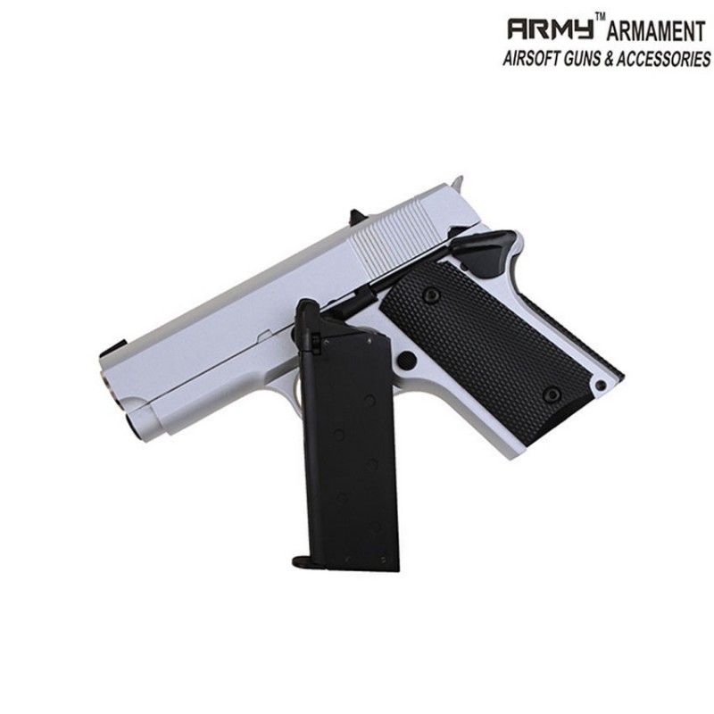 Gas Gbb Pistol R45a1 Detonics Silver Army™ Armament® (arm-r45a1-sv)