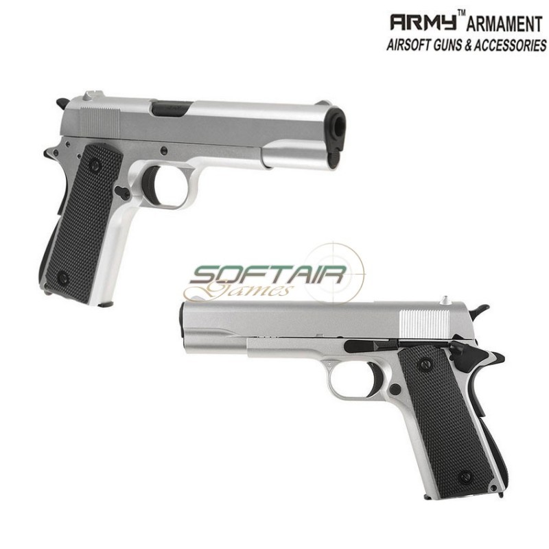 Gas Gbb Pistol R31 1911 Gov Silver Army™ Armament® (arm-r31-sv)