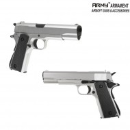 Pistola A Gas R31 1911 Gov Silver Army™ Armament® (arm-r31-sv)