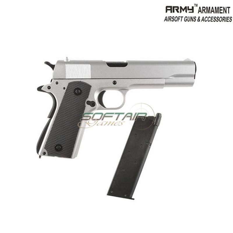 Gas Gbb Pistol R31 1911 Gov Silver Army™ Armament® (arm-r31-sv)