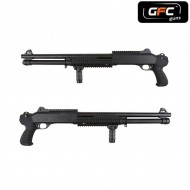 Fucile A Pompa 3 Canne Tactical Type 1 Black Gfc Guns (gfg-009184)