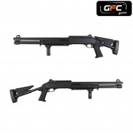 Fucile A Pompa 3 Canne Tactical Type 3 Black Gfc Guns (gfg-009186)