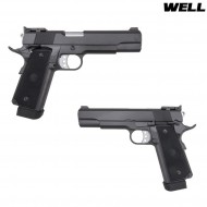 Pistola A Co2 G1911b Black Well (g1911b)