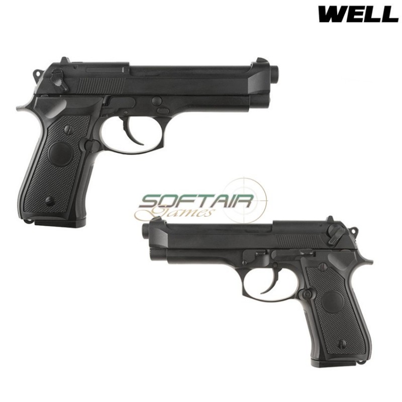 Pistola A Co2 G195 Black Well (g195) Pistola A Co2 G195 Black Well (g195)