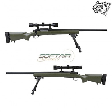 Fucile A Molla Full Set U.s. Socom M24 Sniper Olive Drab Snow Wolf (sw-001246)
