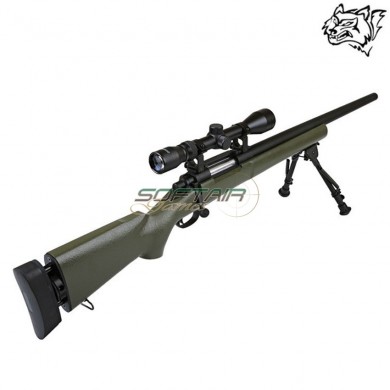 Fucile A Molla Full Set U.s. Socom M24 Sniper Olive Drab Snow Wolf (sw-001246)