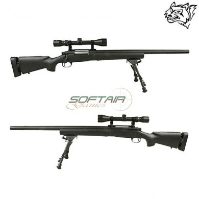 Fucile A Molla Full Set U.s. Socom M24 Sniper Black Snow Wolf (sw-001247)