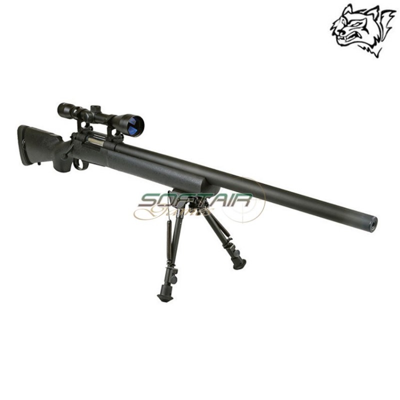 Spring Rifle Full Set U.s. Socom M24 Sniper Black Snow Wolf (sw-001247)