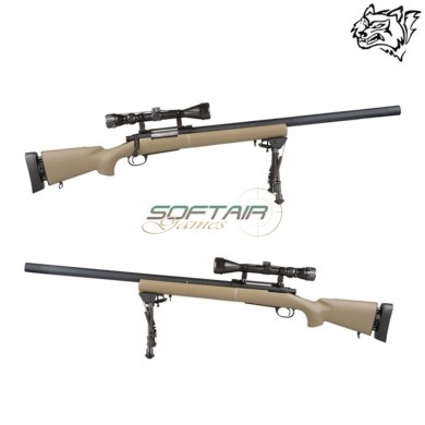 Fucile A Molla Full Set U.s. Socom M24 Military Version Sniper Dark Earth Snow Wolf (sw-m24-mv-de-full)