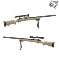 Fucile A Molla Full Set U.s. Socom M24 Military Version Sniper Dark Earth Snow Wolf (sw-m24-mv-de-full)