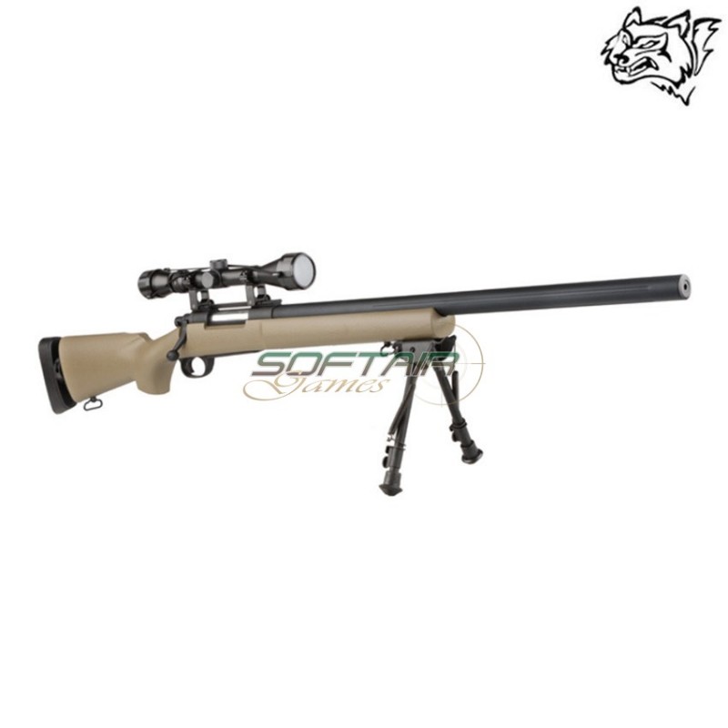 Spring Rifle Full Set U.s. Socom M24 Military Version Sniper Dark Earth Snow Wolf (sw-m24-mv-de-full)