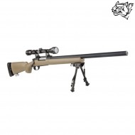 Spring Rifle Full Set U.s. Socom M24 Military Version Sniper Dark Earth Snow Wolf (sw-m24-mv-de-full)