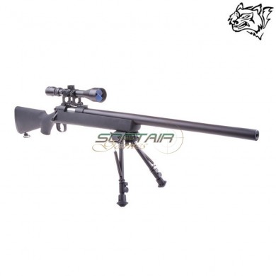 Fucile A Molla Full Set Vsr-10 Sniper Black Snow Wolf (sw-vsr-bk-full)