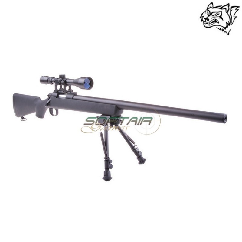 Fucile A Molla Full Set Vsr-10 Sniper Black Snow Wolf (sw-vsr-bk-full)