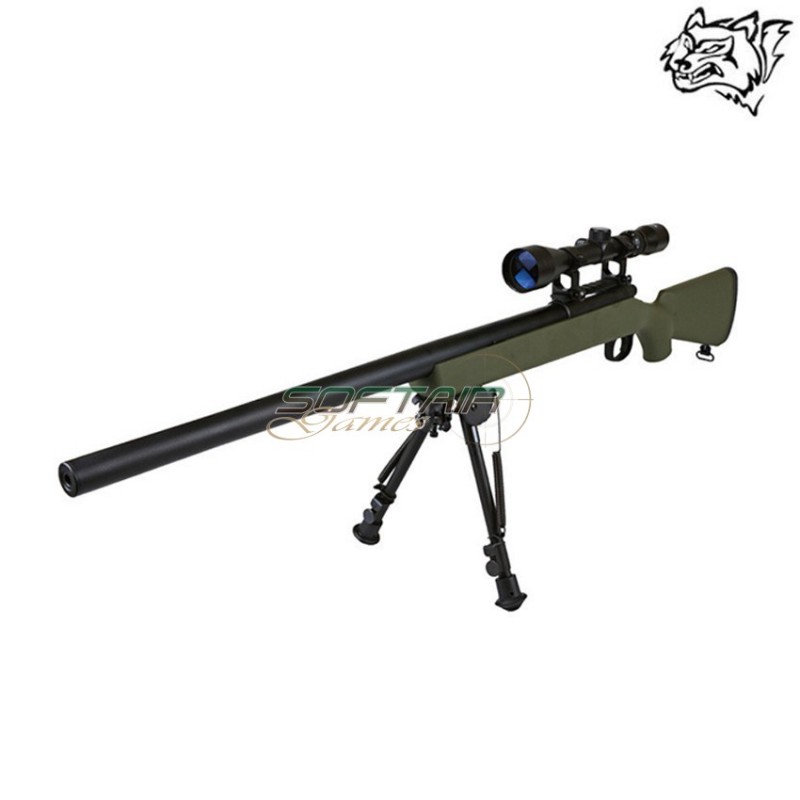 Fucile A Molla Full Set Vsr-10 Sniper Olive Drab Snow Wolf (sw-vsr-od-full)