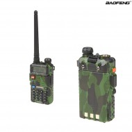 Manual Dual Band Radio Camo Uv-5r Short Battery Vhf/uhf Baofeng (bao-31-015147)