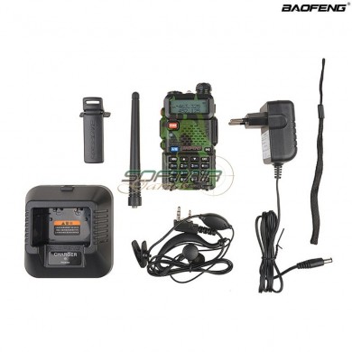 Manual Dual Band Radio Camo Uv-5r Short Battery Vhf/uhf Baofeng (bao-31-015147)