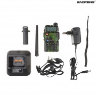 Dual Band Manuale Radio Camo Uv-5r Short Battery Vhf/uhf Baofeng (bao-31-015147)