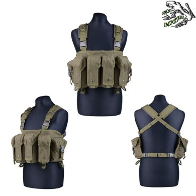 Commando Chest Tactical Vest Olive Drab Frog Industries (fi-009670-od)